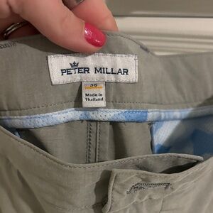 Peter Millar Light Gray Casual Shorts